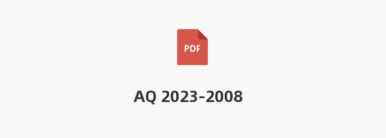 AQ 2023-2008